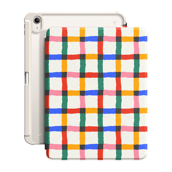 Fun Plaid - iPad Snap 360° Stand Impact Resistant Case