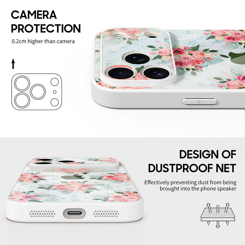 Pink Peach Blossom - iPhone Glass Case
