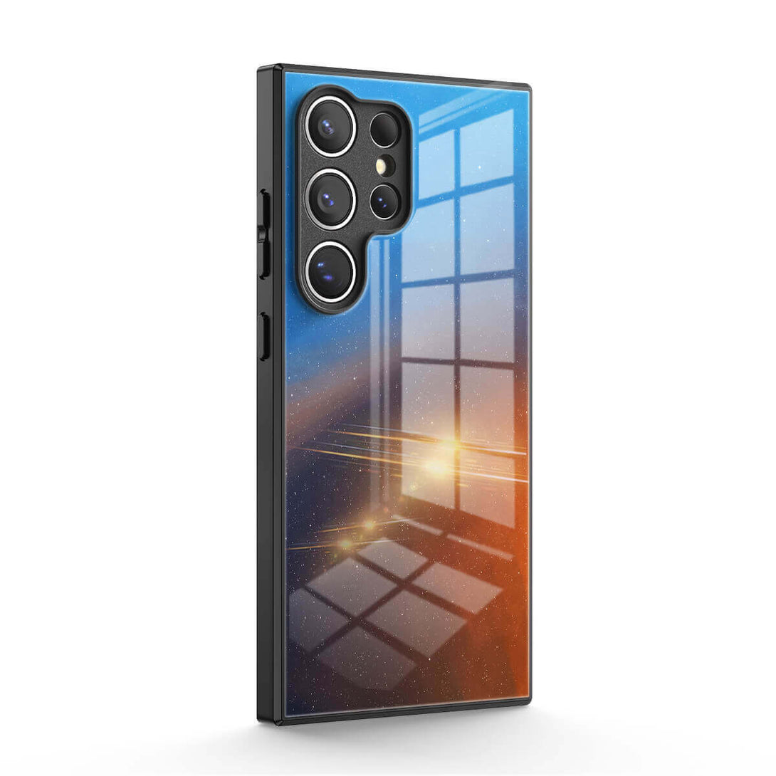 Polar-Blue To Orange - Samsung Case