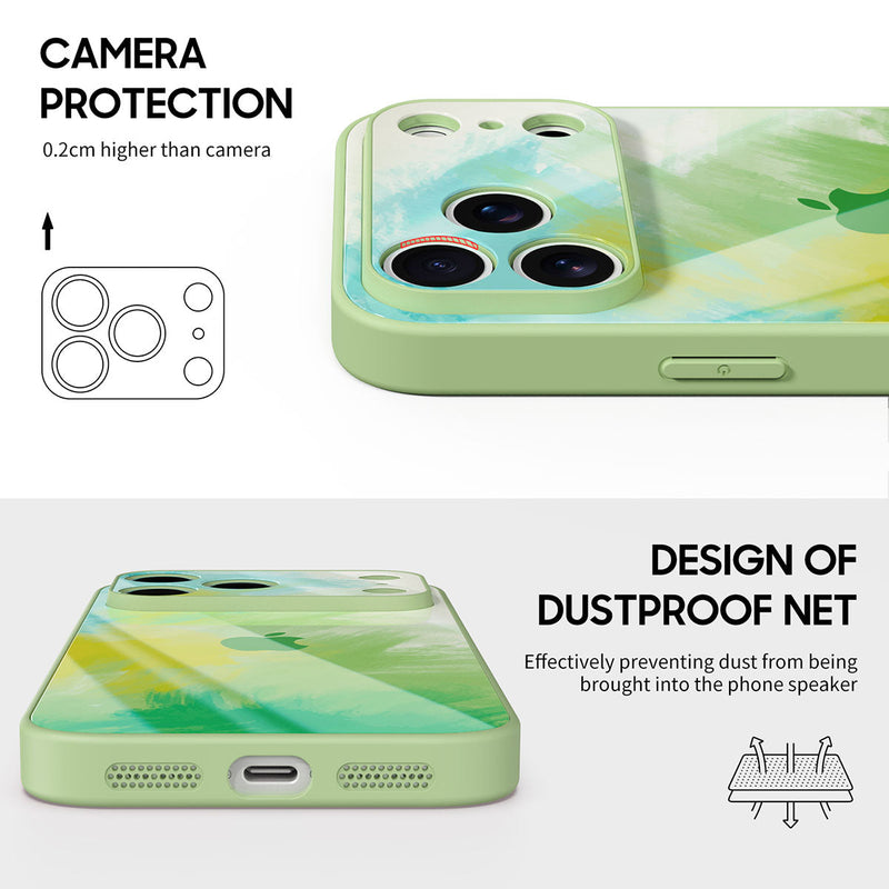 Gradient Of Clouds - iPhone Glass Case