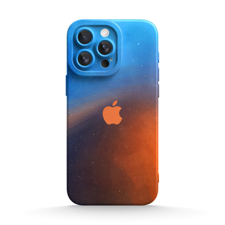 Polar-Blue To Orange - iPhone Case