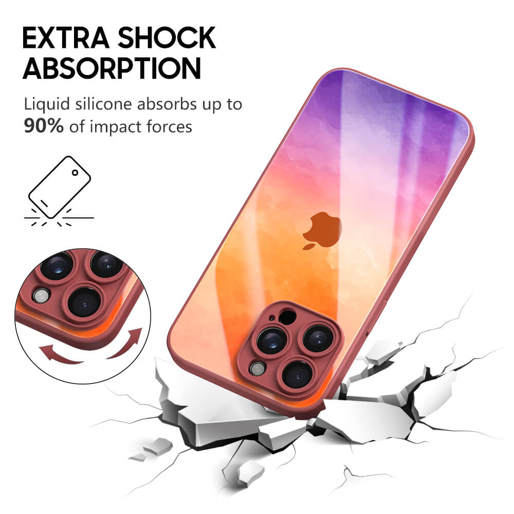 Roze Schemering - iPhone-hoesje