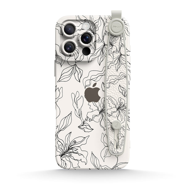 Flower of Purity - iPhone Wrist Strap Case