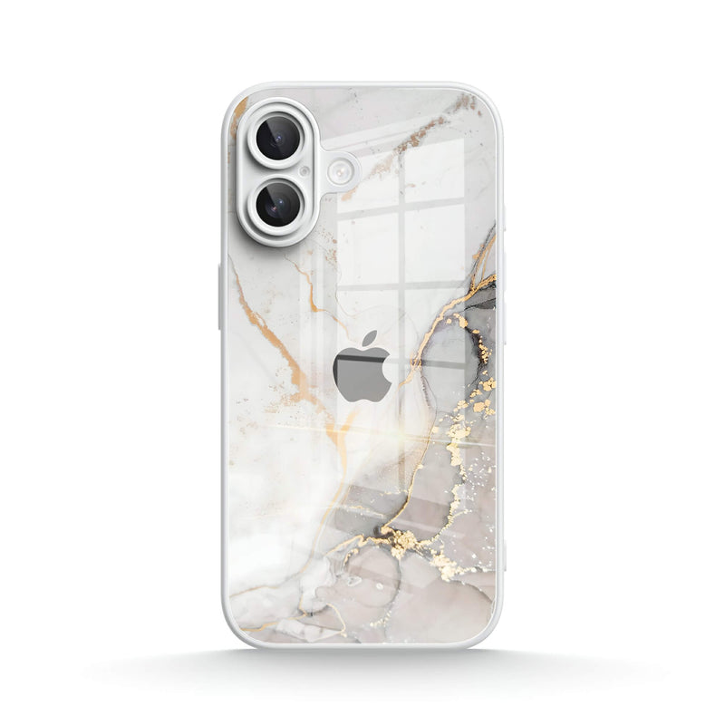 Gray Gold Sand - iPhone Glass Case