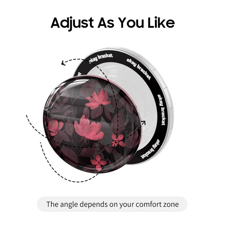 Butterfly Among Flowers - AirBag Grip For MagSafe