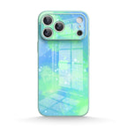 Fluorescent Jellyfish - iPhone Glass Case