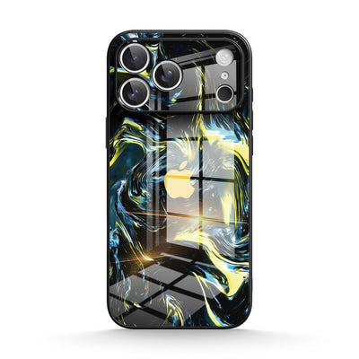 Dark Gold Matter - iPhone Glass Case