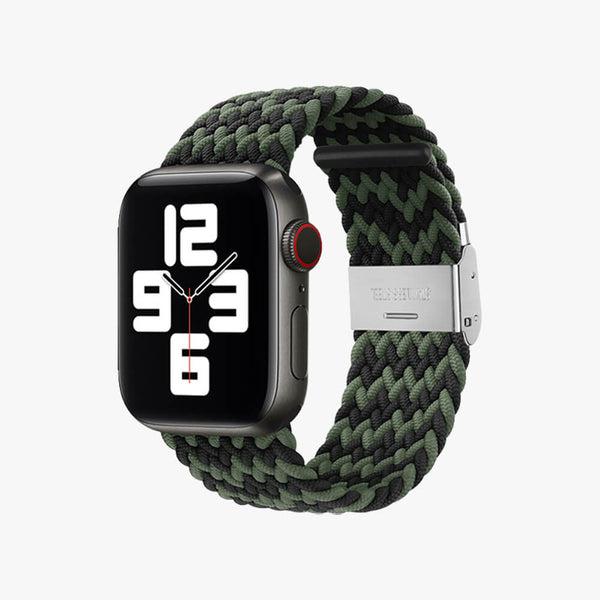 Vert Noir - Bracelet de Montre Texture W