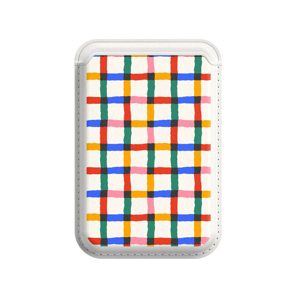 Fun Plaid - iPhone Leather Wallet