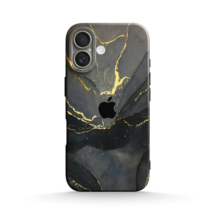 Zwart Goud Zand - iPhone Hoesje