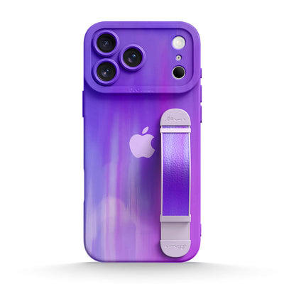 Streamer Purple - iPhone Wrist Strap Case