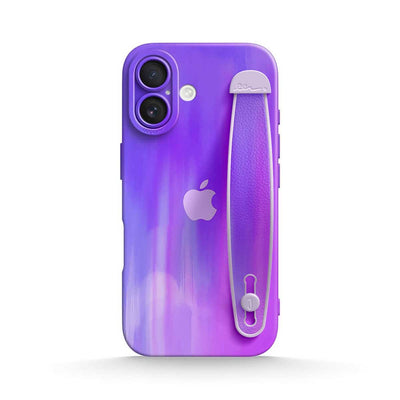 Streamer Purple - iPhone Wrist Strap Case