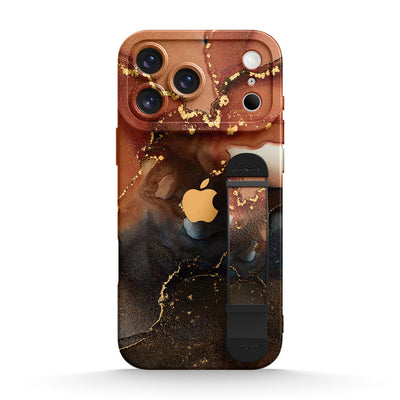 Amber Brown - iPhone Wrist Strap Case