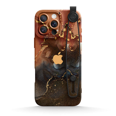 Amber Brown - iPhone Wrist Strap Case