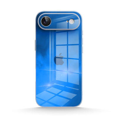 Blue Object - iPhone Glass Case