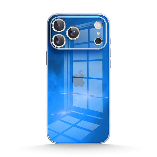 Blauw object - iPhone-hoesje