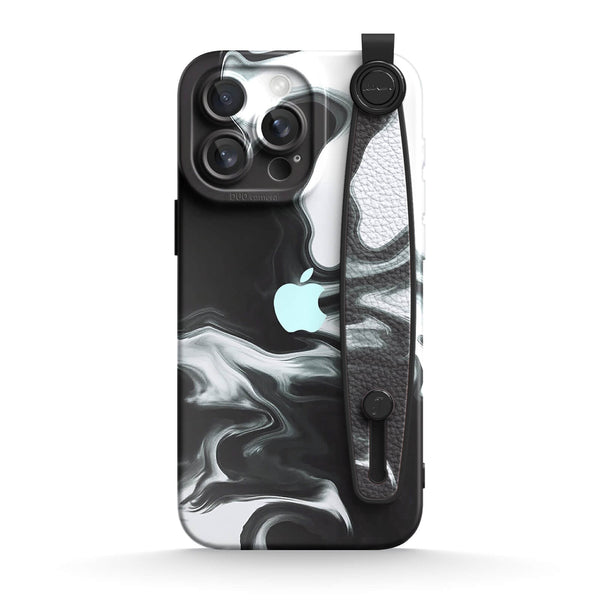 Zwart Wit - iPhone Polsband Case