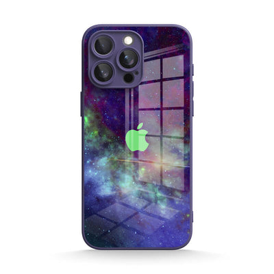 Psychedelic Purple World - iPhone Glass Case