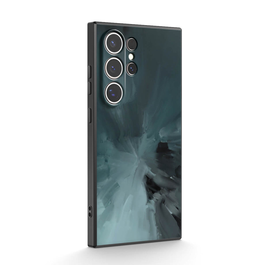 Zwart Grijs - Samsung hoesje