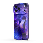 Blue-Purple Nebula - iPhone Wrist Strap Case