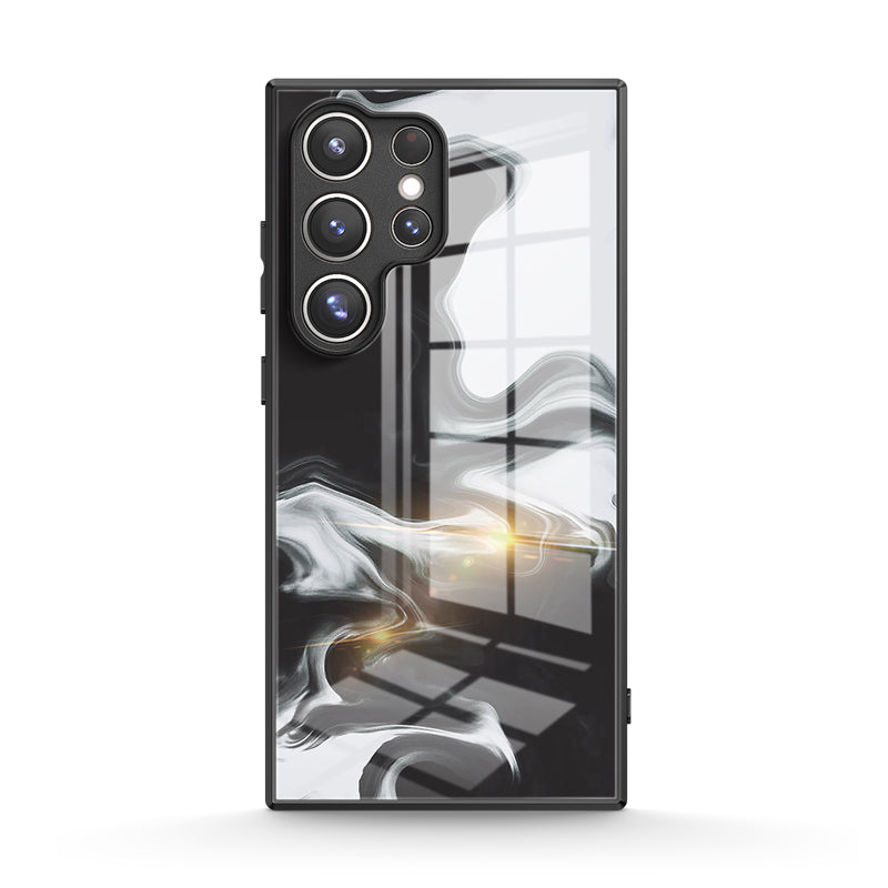 Zwart Wit - Samsung hoesje