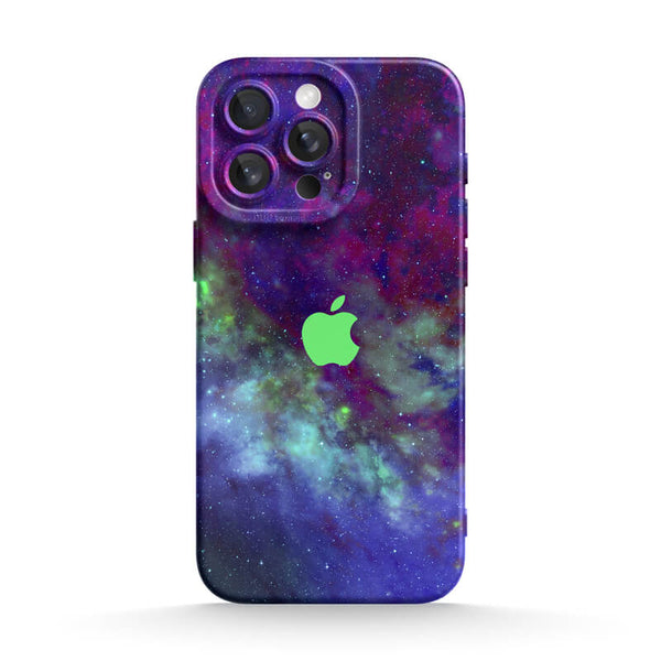 Psychedelische Paarse Wereld - iPhone Hoesje