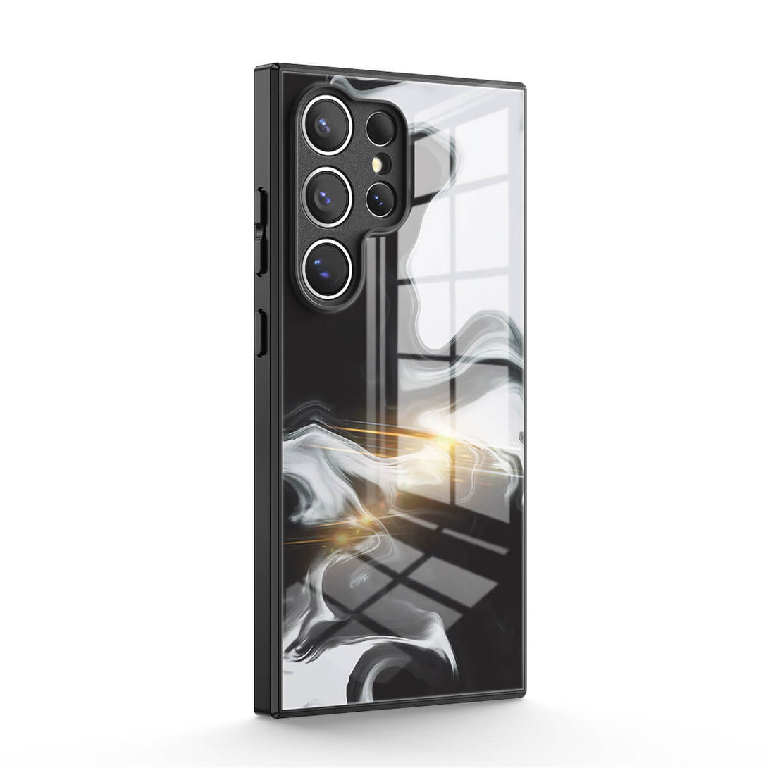 Zwart Wit - Samsung hoesje