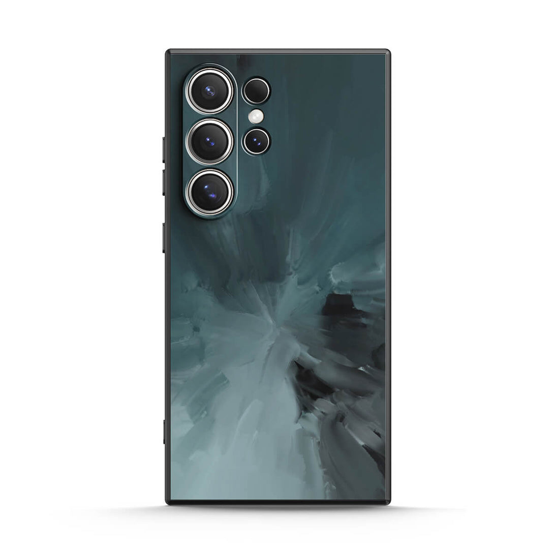 Zwart Grijs - Samsung hoesje