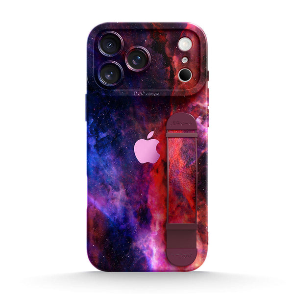 Blue Red Nebula - iPhone Wrist Strap Case
