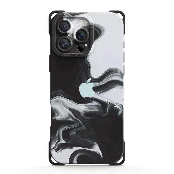 White Black - iPhone Ultra Impact Resistant Protective Case