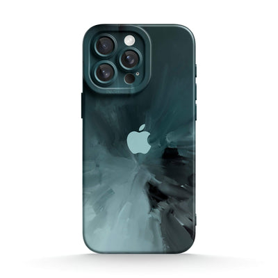 Black Gray - iPhone Silicone Case