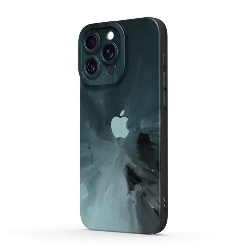 Black Gray - iPhone Silicone Case