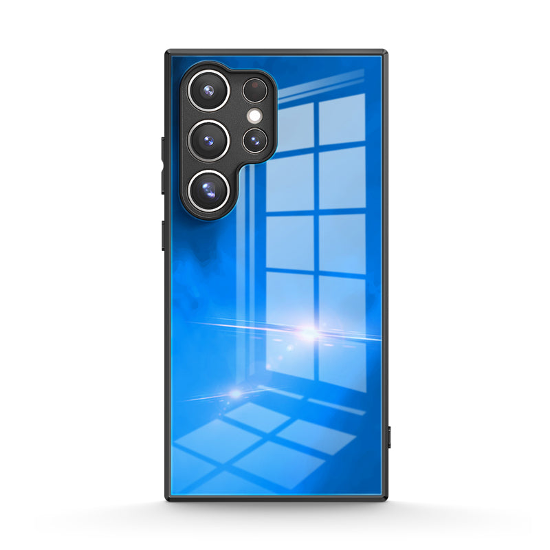 Blauw voorwerp - Samsung hoesje