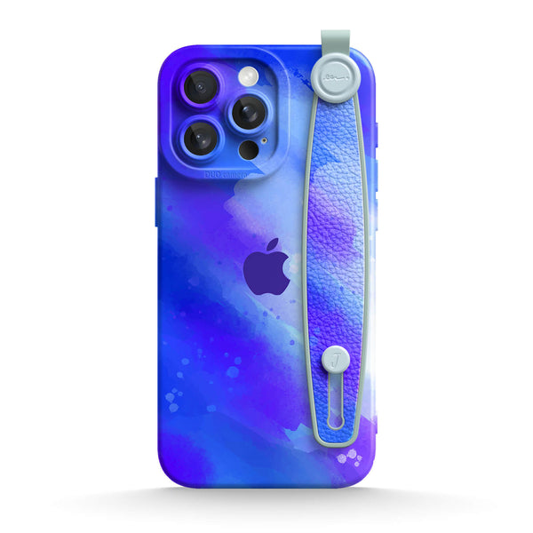 Extremely Frozen Blue - iPhone Wrist Strap Case