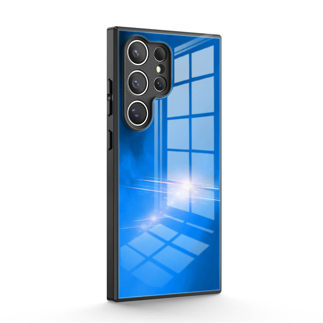 Blauw voorwerp - Samsung hoesje