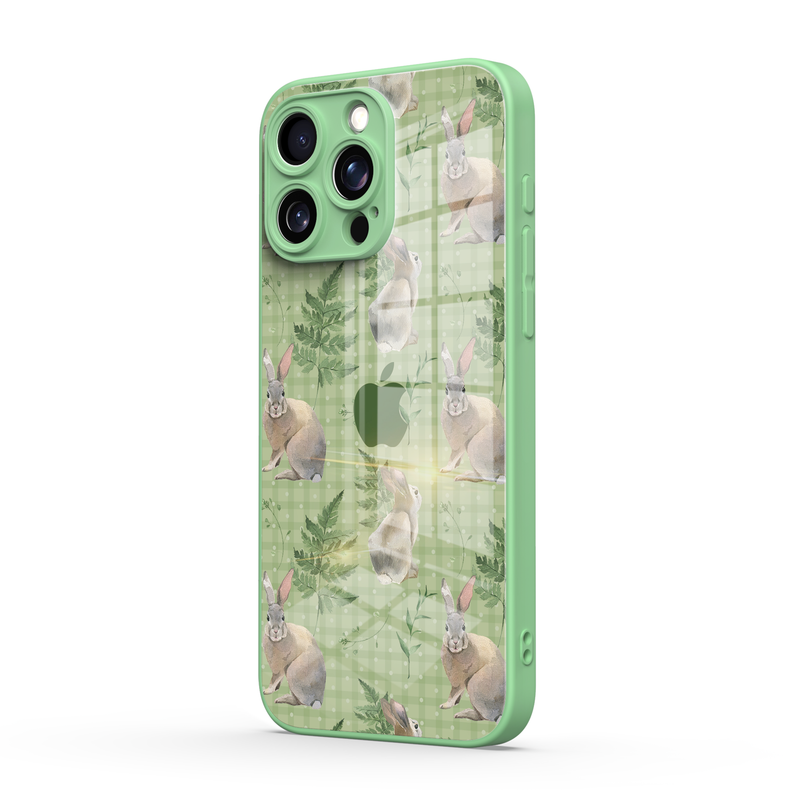 Bunny Fun - iPhone Glass Case