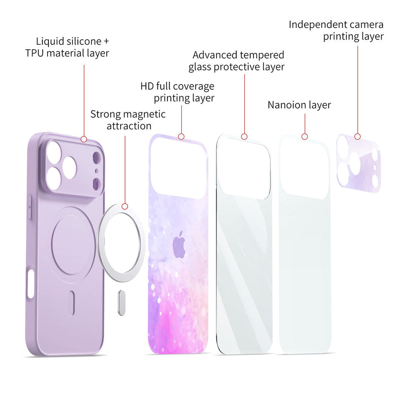 Astral Violet - iPhone Glass Case