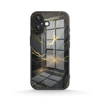 Black Gold Sand - iPhone Glass Case