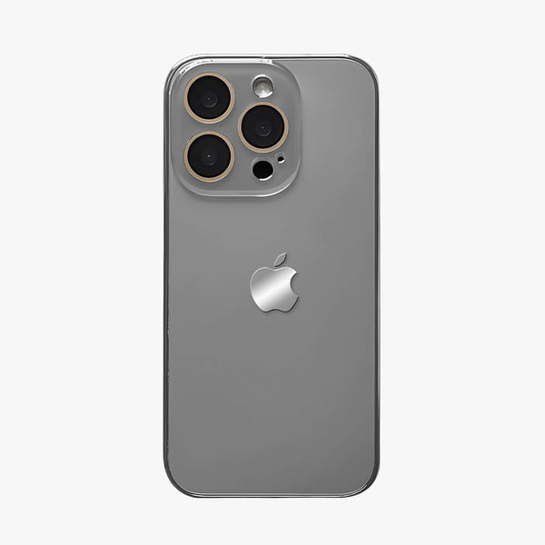 Zilver Wit - iPhone Case (Lensbescherming)