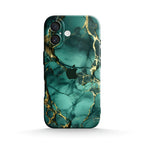 Broken Agate Green - iPhone Silicone Case