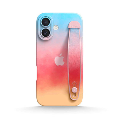 Gradient Of Clouds - iPhone Wrist Strap Case
