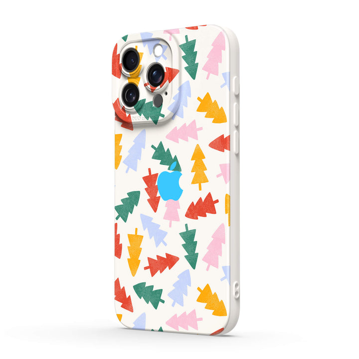 Colorful Christmas Tree - iPhone Case