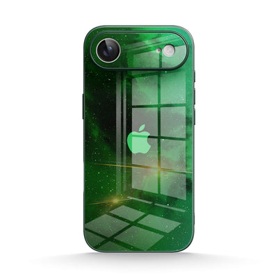 Night Star Green - iPhone Glass Case