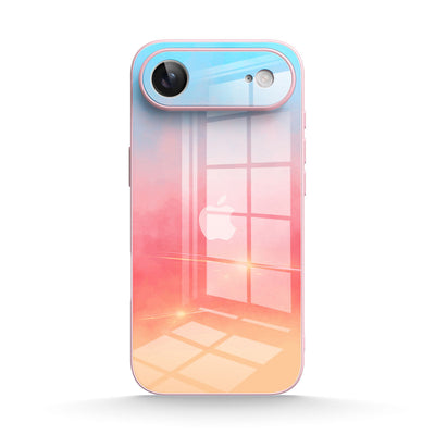 Gradient Of Clouds - iPhone Glass Case