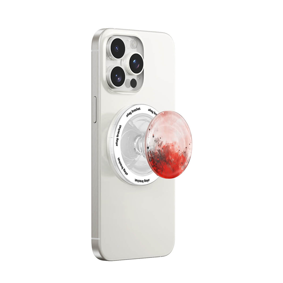 Splash Ink Rood - Airbaggreep voor MagSafe