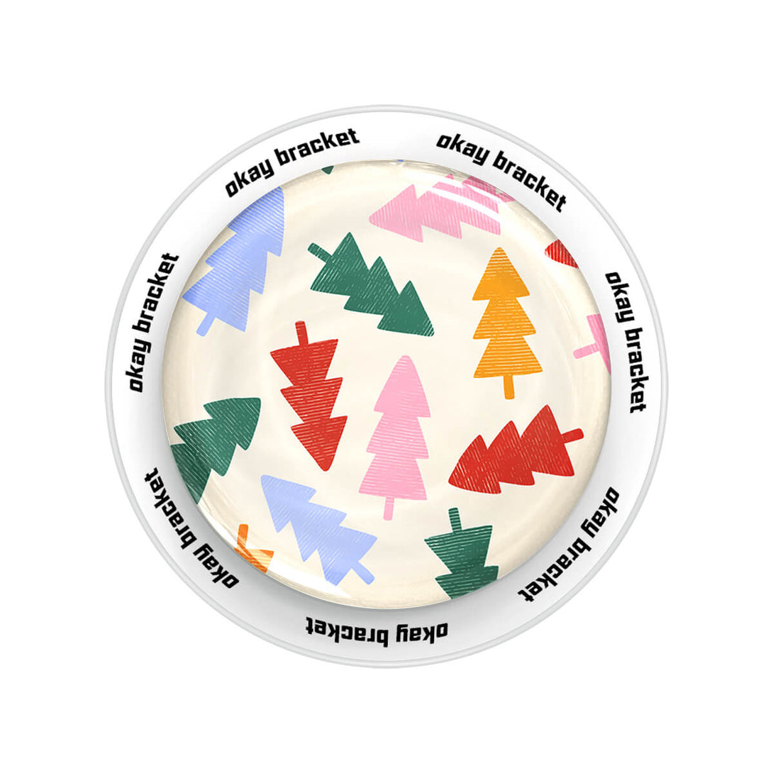 Colorful Christmas Tree - AirBag Grip For MagSafe