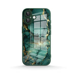 Broken Agate Green - iPhone Glass Case