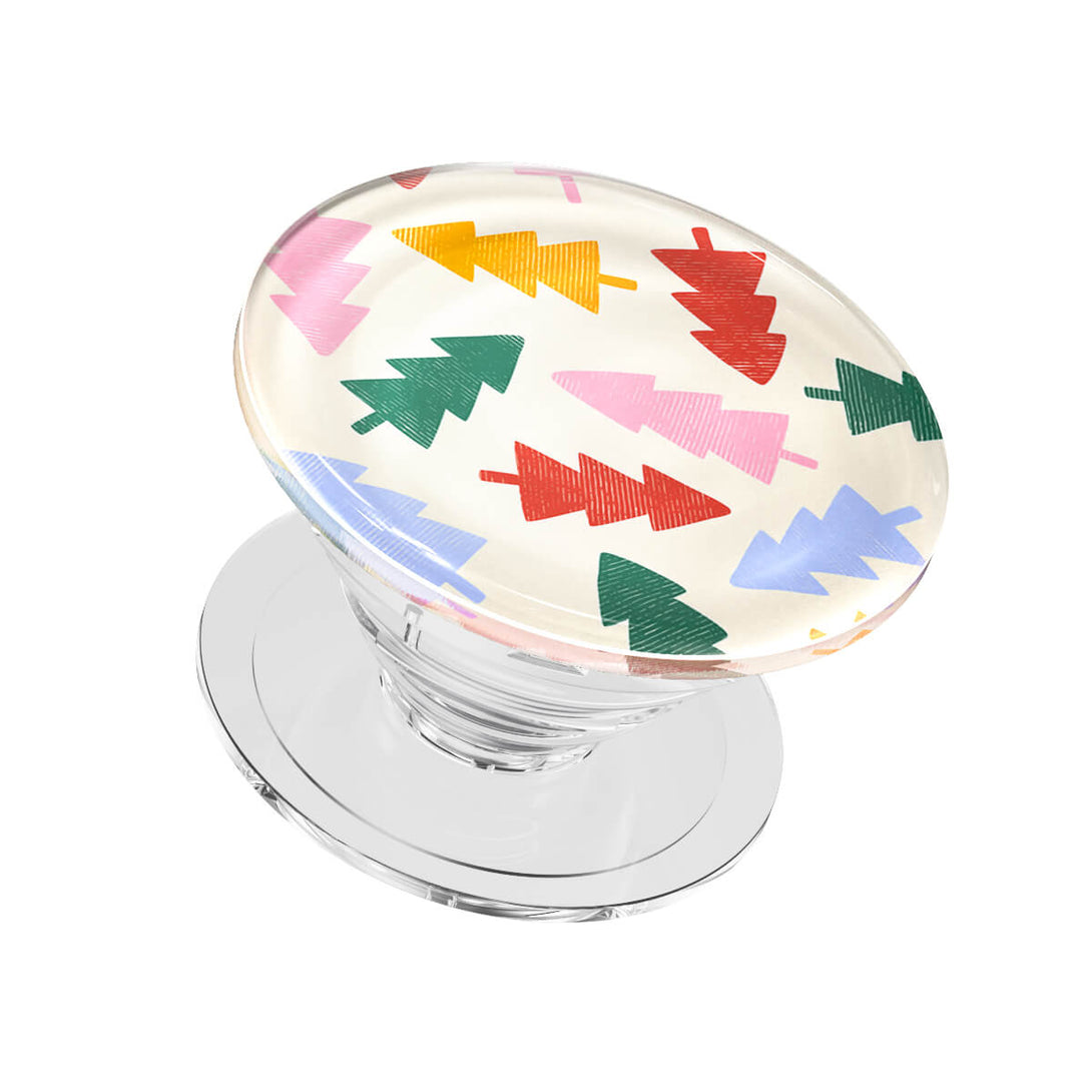 Colorful Christmas Tree - AirBag Grip For MagSafe