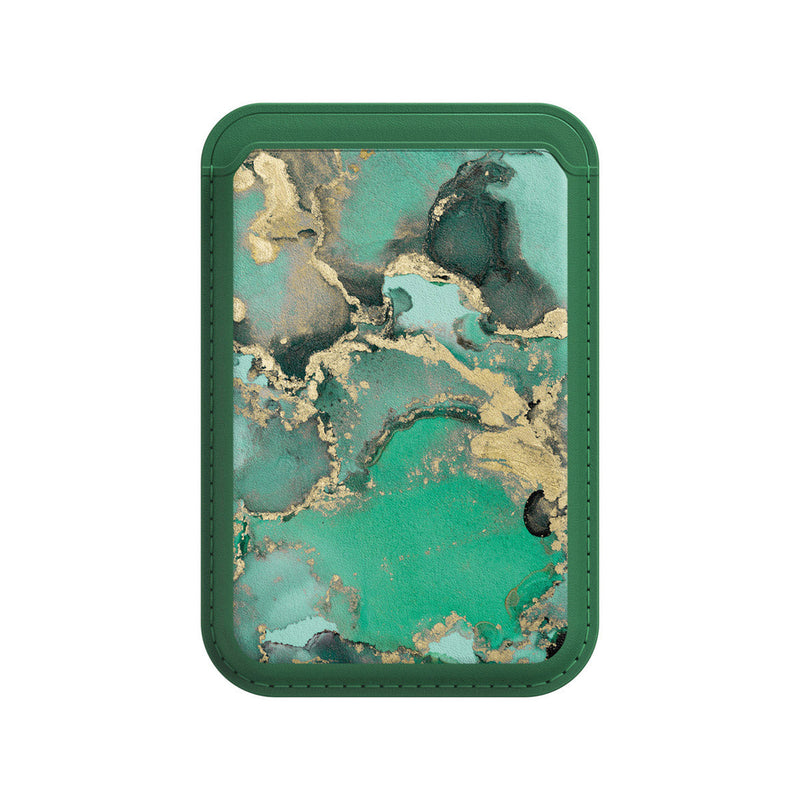 Malachite - iPhone Leather Wallet