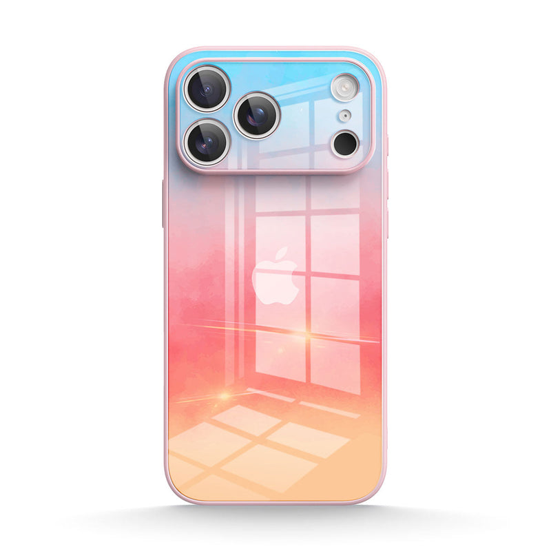 Gradient Of Clouds - iPhone Glass Case
